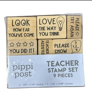 Teacher Stamp Set - Brown